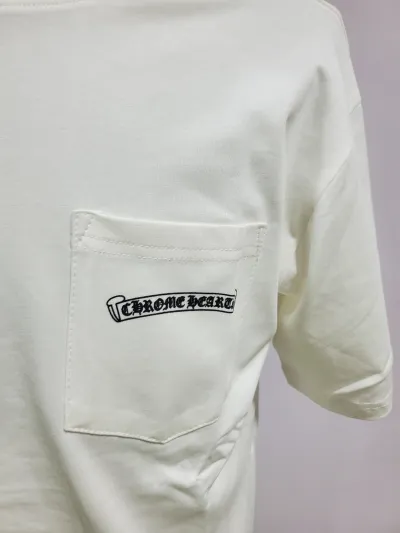 Chrome Hearts Multi Color Cross T-shirt Black/White review Stockxkicks 02