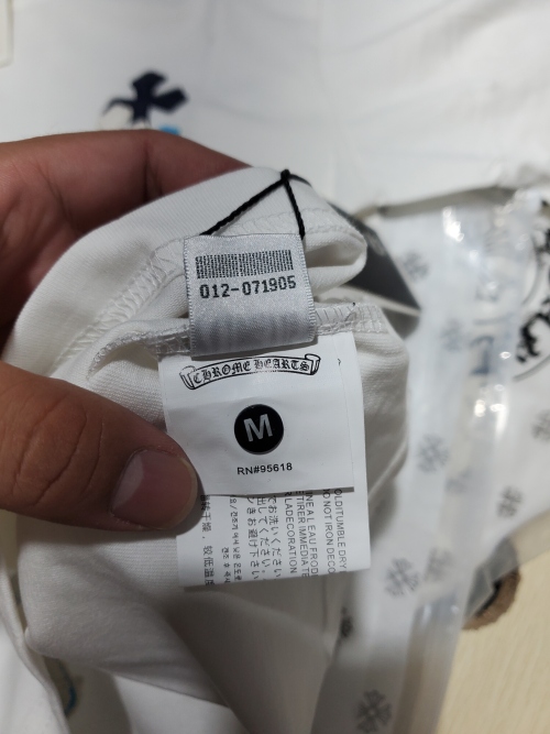 CHROME HEARTS String Label Leather T-Shirt review 