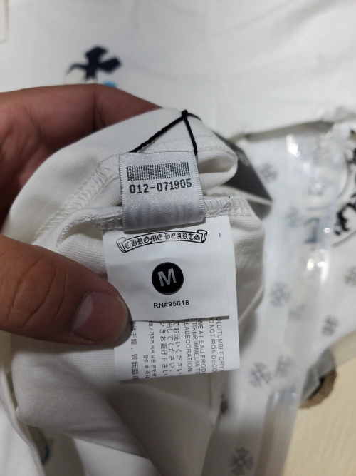 CHROME HEARTS String Label Leather T-Shirt review 