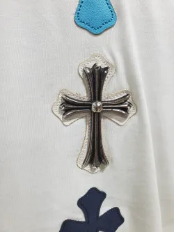 CHROME HEARTS String Label Leather T-Shirt review Stockxkicks 06