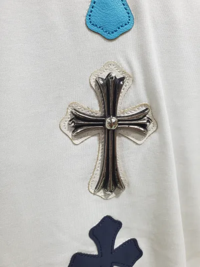 CHROME HEARTS String Label Leather T-Shirt review Stockxkicks 05