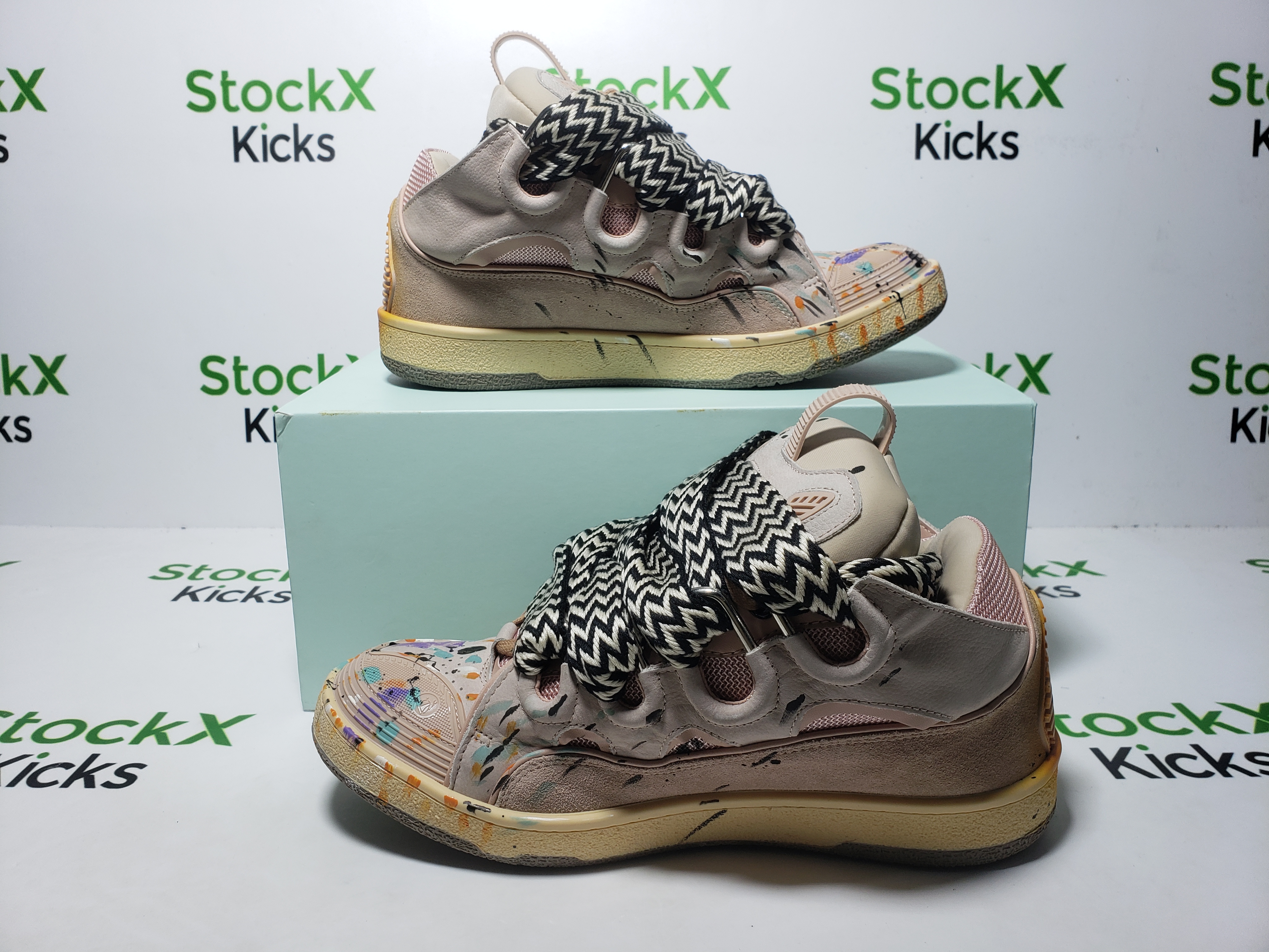 Lanvin Leather Curb Pink review Stockxkicks 06