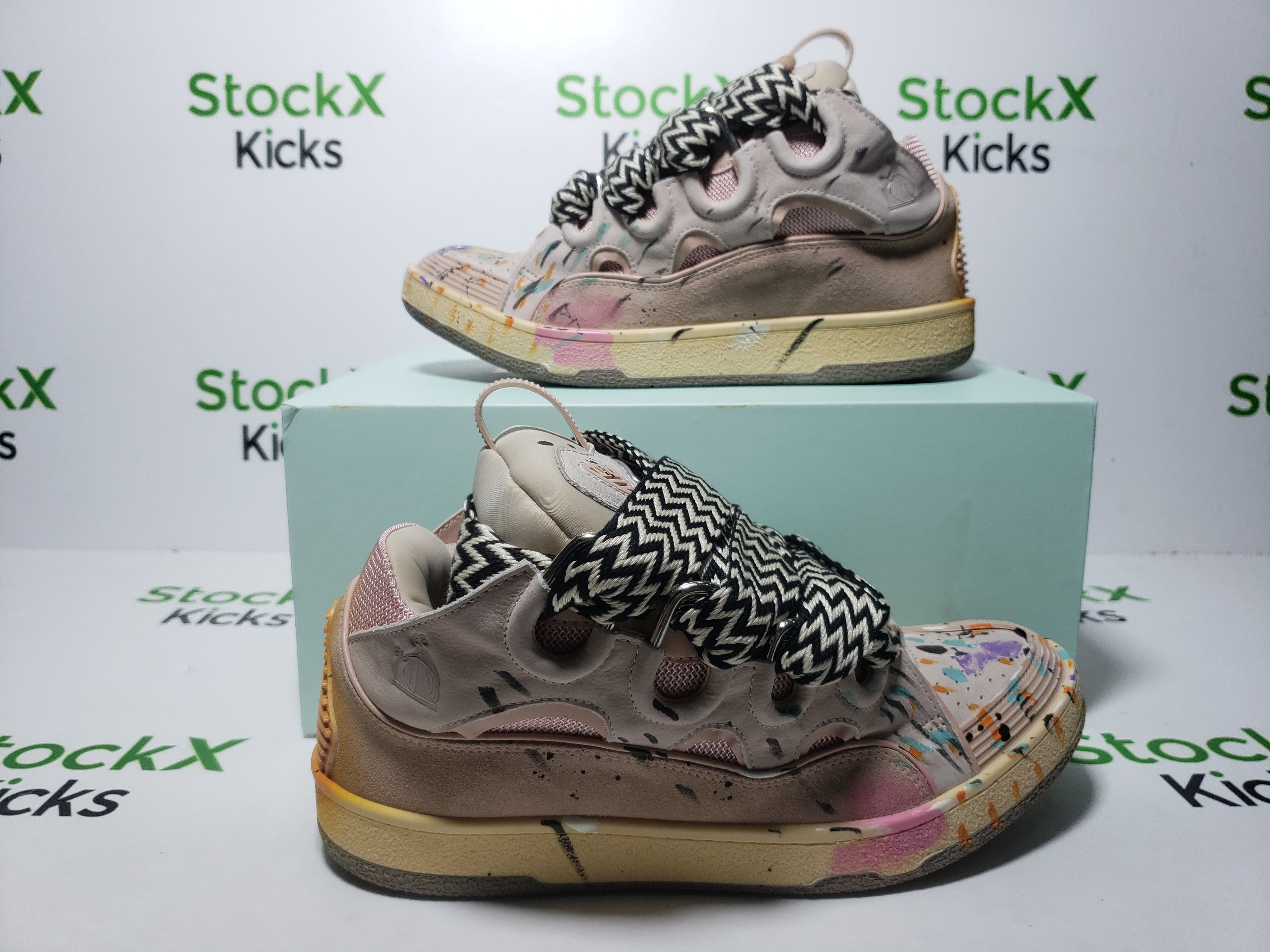 Lanvin Leather Curb Pink review Stockxkicks 05