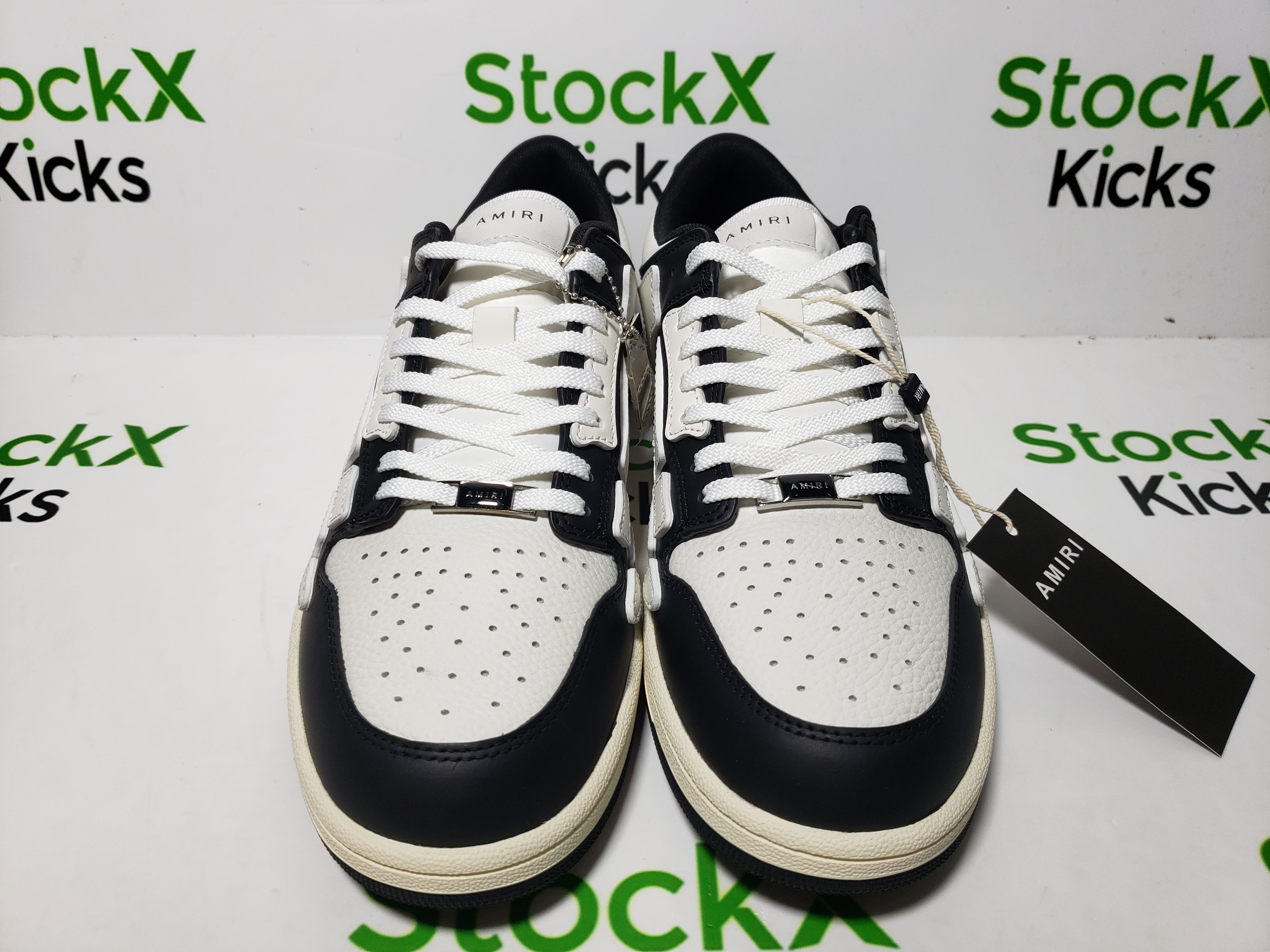 AMIRI Skel Top Low White Black MFS003-004 review Stockxkicks 01