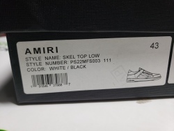 AMIRI Skel Top Low White Black MFS003-004 review Stockxkicks 01