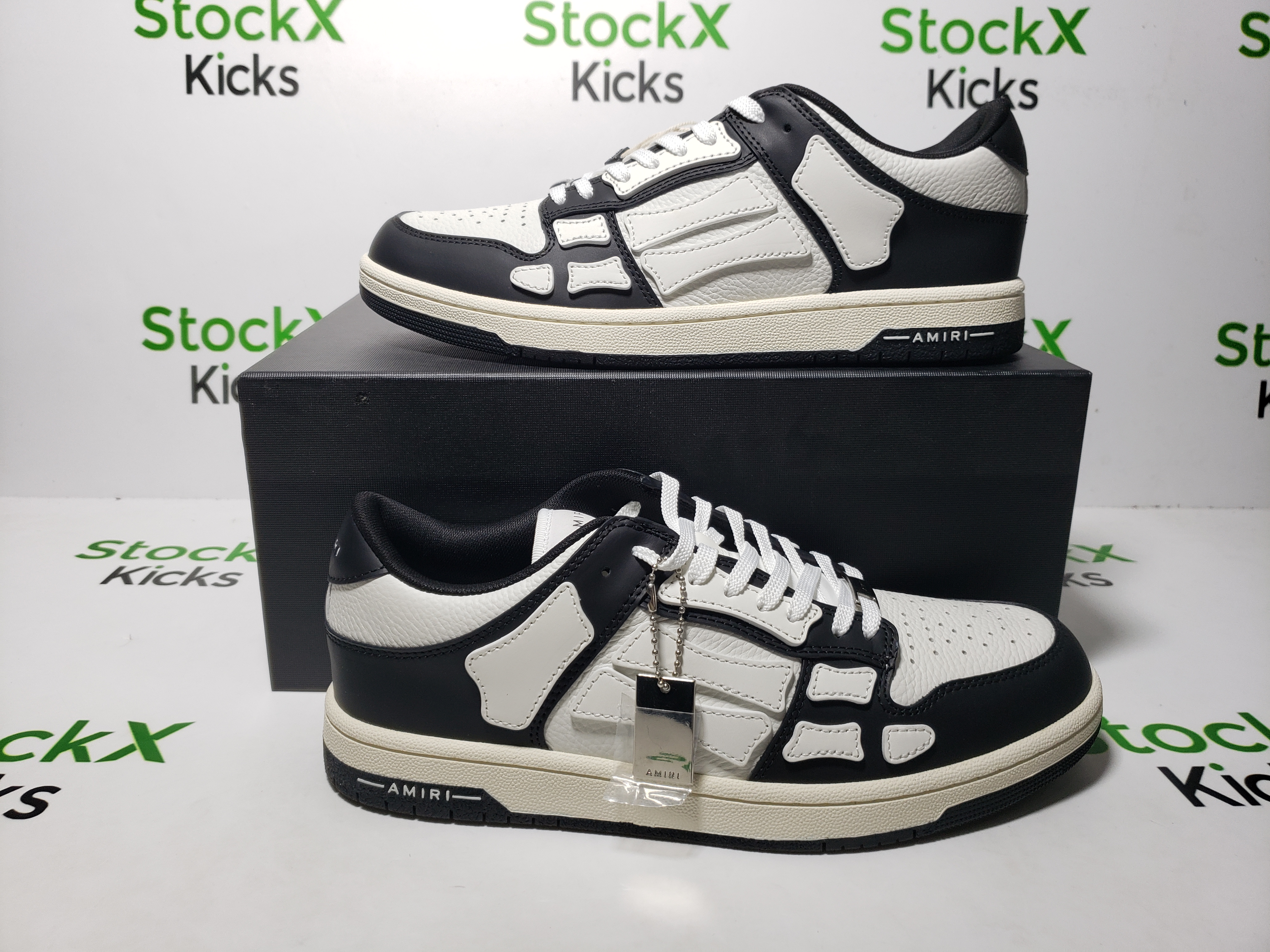 AMIRI Skel Top Low White Black MFS003-004 review Stockxkicks 05