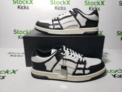 AMIRI Skel Top Low White Black MFS003-004 review Stockxkicks 06