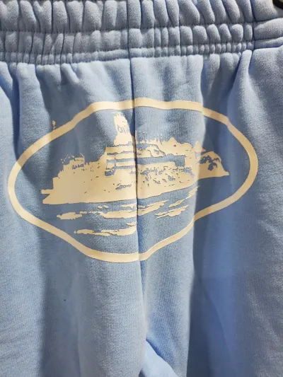 Corteiz OG Alcatraz Shorts Heather Blue review Stockxkicks 02