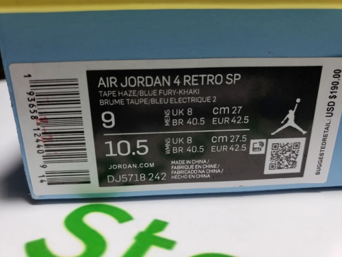PK God Batch Union LA x Air Jordan 4 Taupe Haze DJ5718-242 review 