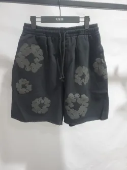Denim Tears The Cotton Wreath Shorts Black Grey review Stockxkicks 02
