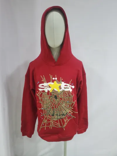 Sp5der Logo Hoodie Maroon YZ GE review Stockxkicks 02
