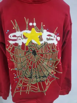 Sp5der Logo Hoodie Maroon YZ GE review Stockxkicks 02