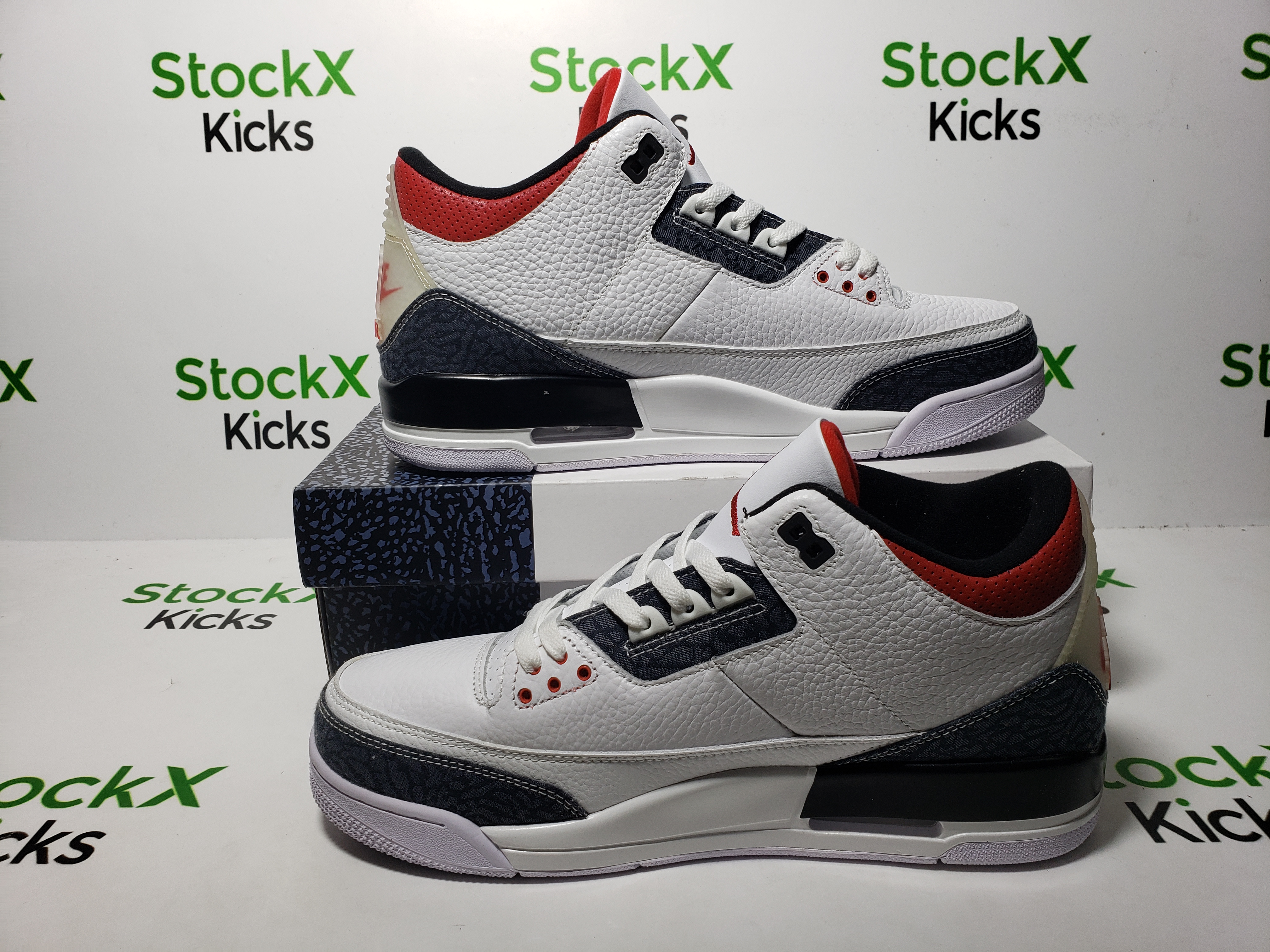 PK God Batch Air Jordan 3 Retro SE Fire Red Denim (2020) CZ6431-100 review Stockxkicks 06