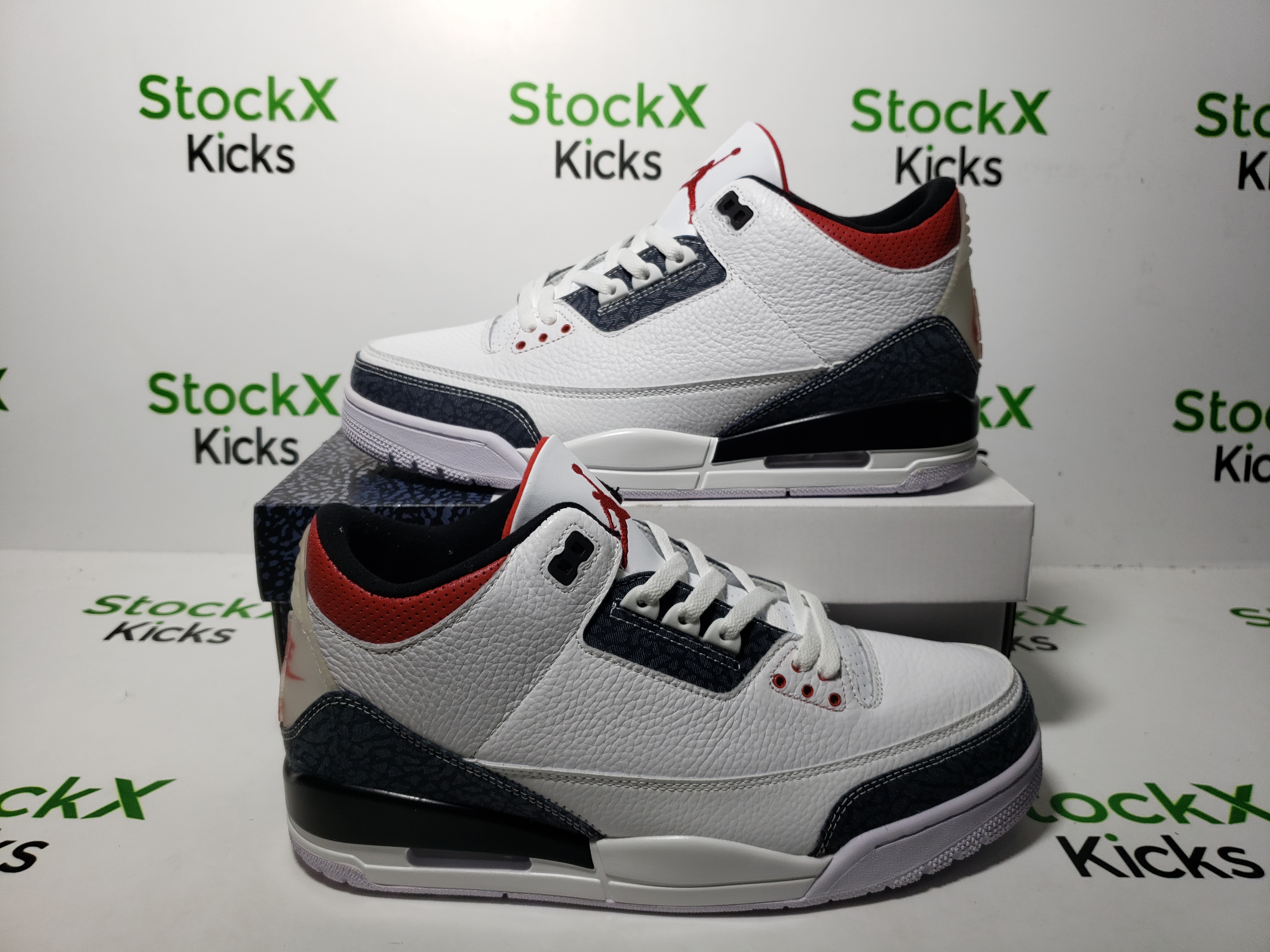 PK God Batch Air Jordan 3 Retro SE Fire Red Denim (2020) CZ6431-100 review Stockxkicks 05