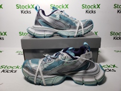Balenciaga 3XL Sneaker White Silver Blue 734731 W3XL5 4095  review Stockxkicks 07