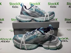 Balenciaga 3XL Sneaker White Silver Blue 734731 W3XL5 4095  review Stockxkicks 07