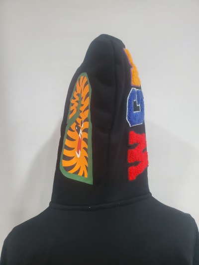 BAPE ABC Camo Shark Zip Hoodie Black review Stockxkicks 02