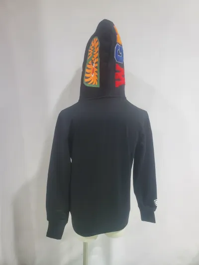 BAPE ABC Camo Shark Zip Hoodie Black review Stockxkicks 01