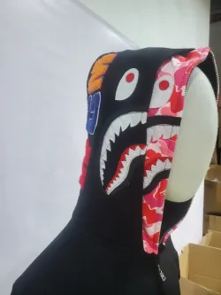 BAPE ABC Camo Shark Zip Hoodie Black review Stockxkicks 05