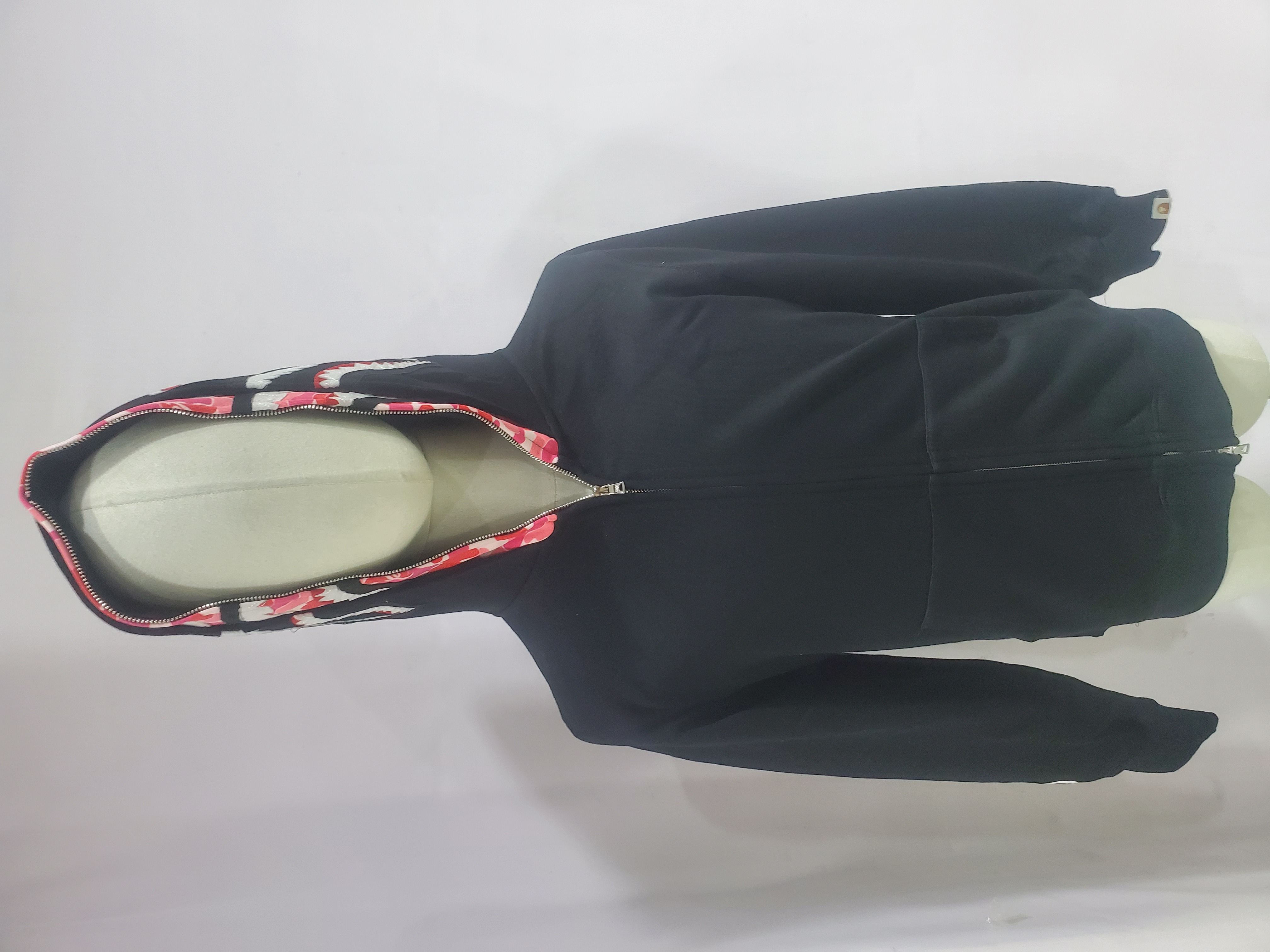 BAPE ABC Camo Shark Zip Hoodie Black review Stockxkicks 05