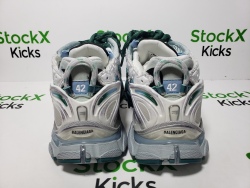 Balenciaga Runner Sneaker White Green Blue 772774 W3RMU 9034 review Stockxkicks 03
