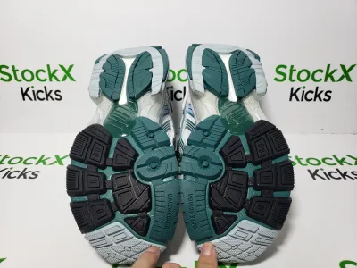 Balenciaga Runner Sneaker White Green Blue 772774 W3RMU 9034 review Stockxkicks 04