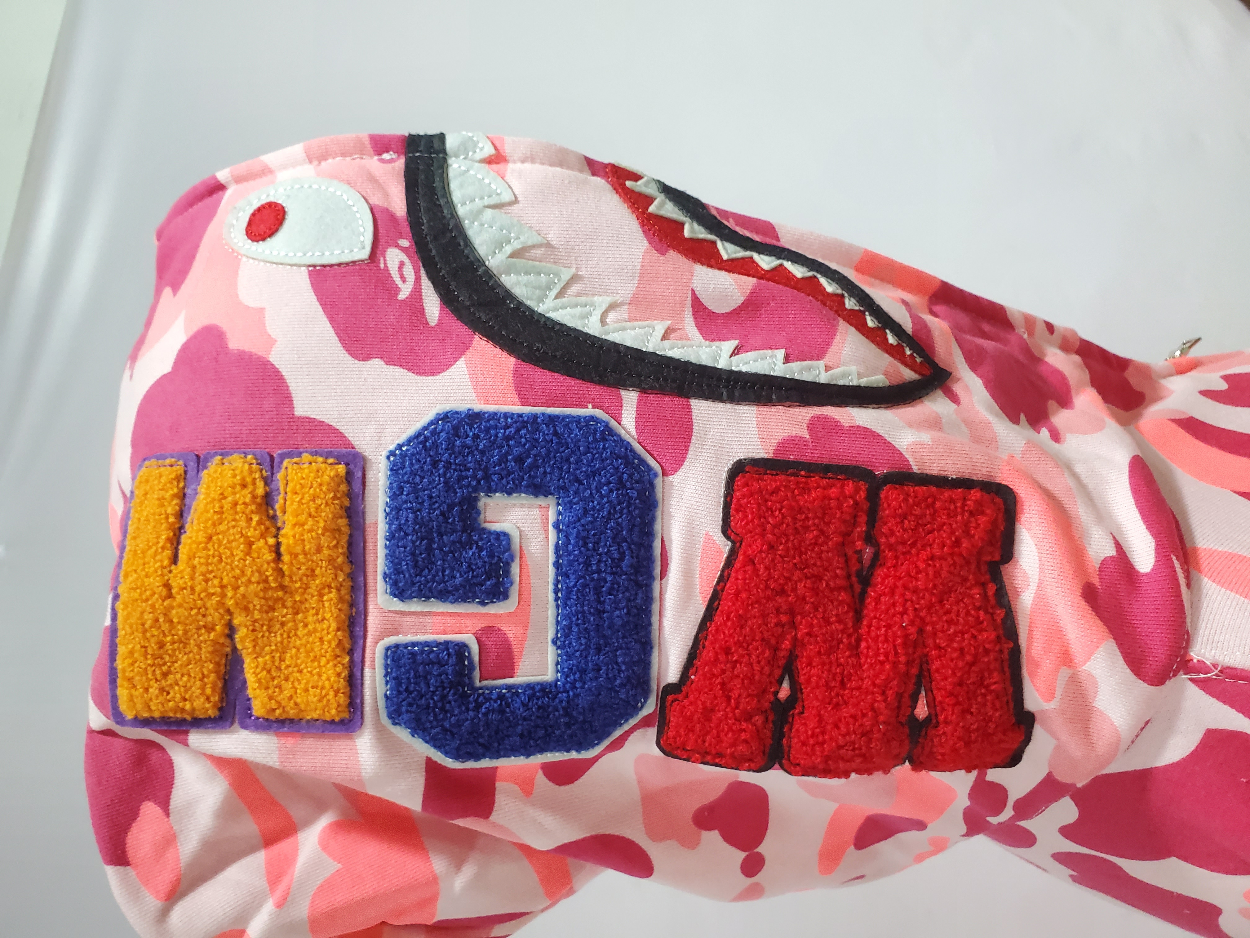 BAPE Color Camo Shark Zip Hoodie Pink review Stockxkicks 03