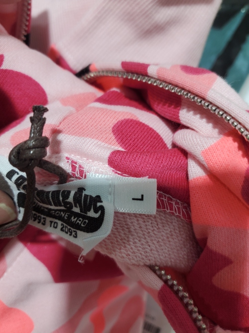 BAPE Color Camo Shark Zip Hoodie Pink review 