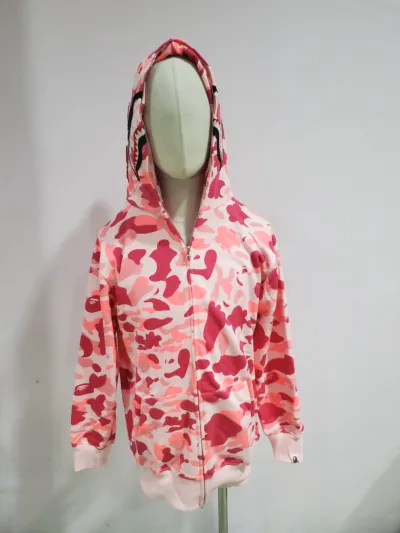 BAPE Color Camo Shark Zip Hoodie Pink review Stockxkicks 01