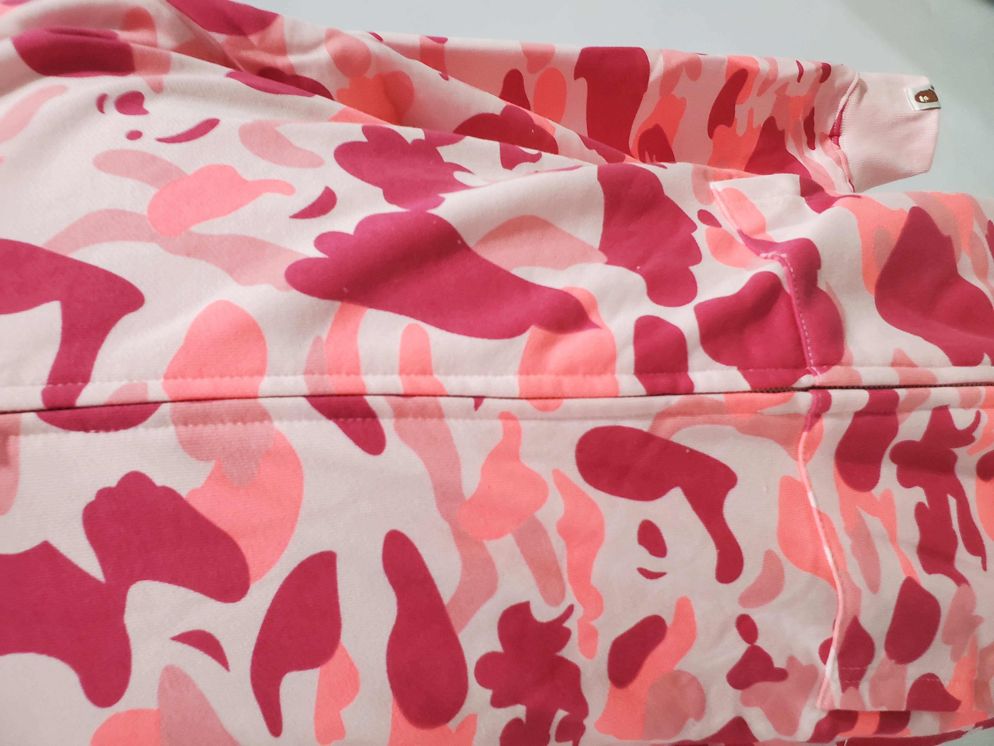 BAPE Color Camo Shark Zip Hoodie Pink review Stockxkicks 02