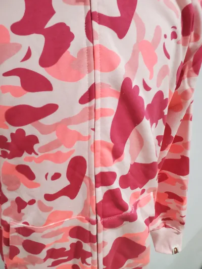 BAPE Color Camo Shark Zip Hoodie Pink review Stockxkicks 02