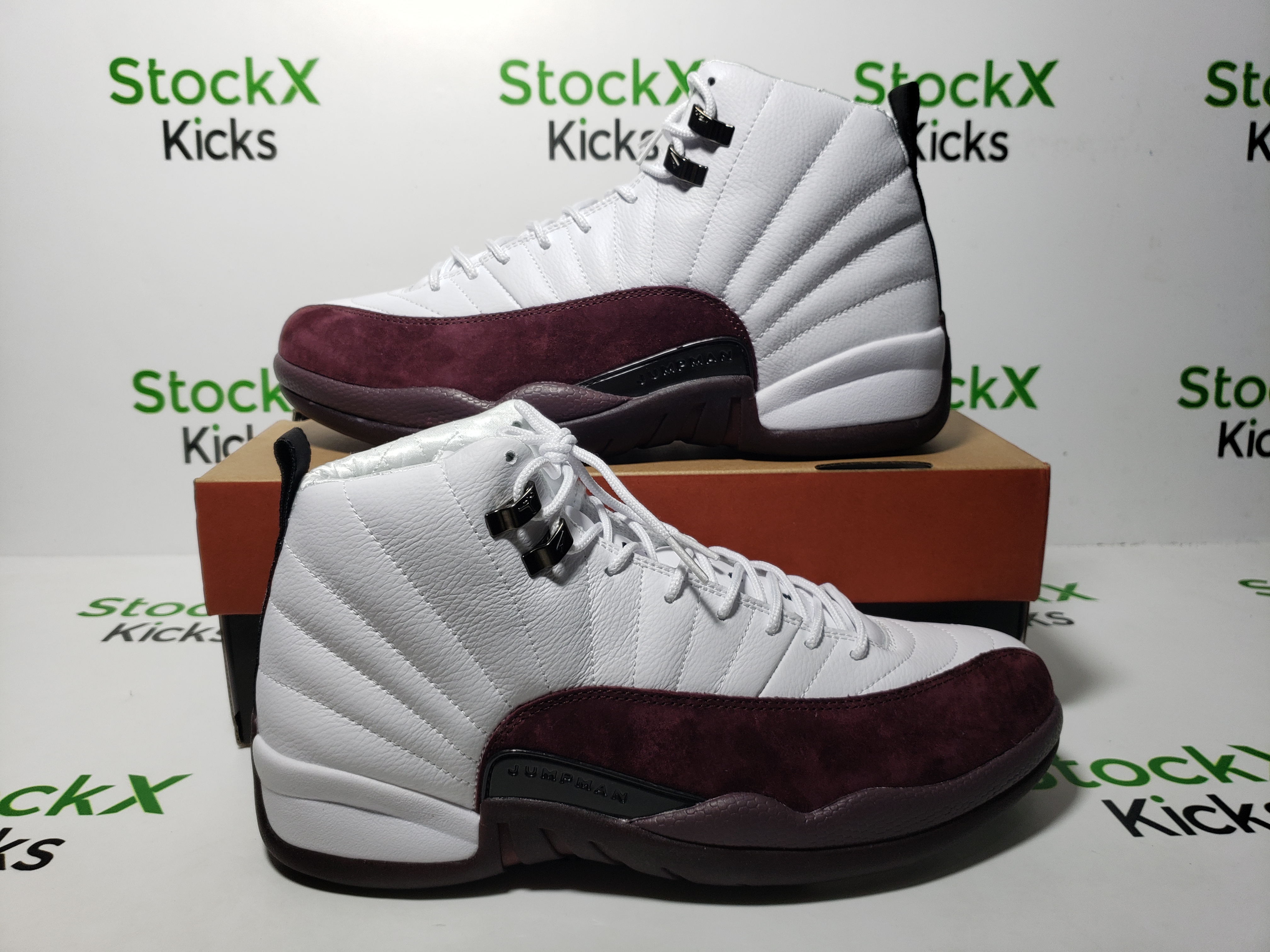 PK God Batch Air Jordan 12 Baijiu Red D76989-100 review Stockxkicks 05