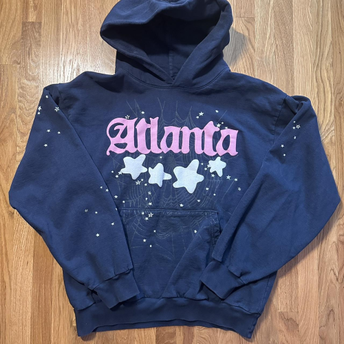 Sp5der Atlanta Hoodie Navy review 