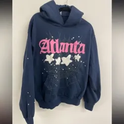 Sp5der Atlanta Hoodie Navy review Quell Gray