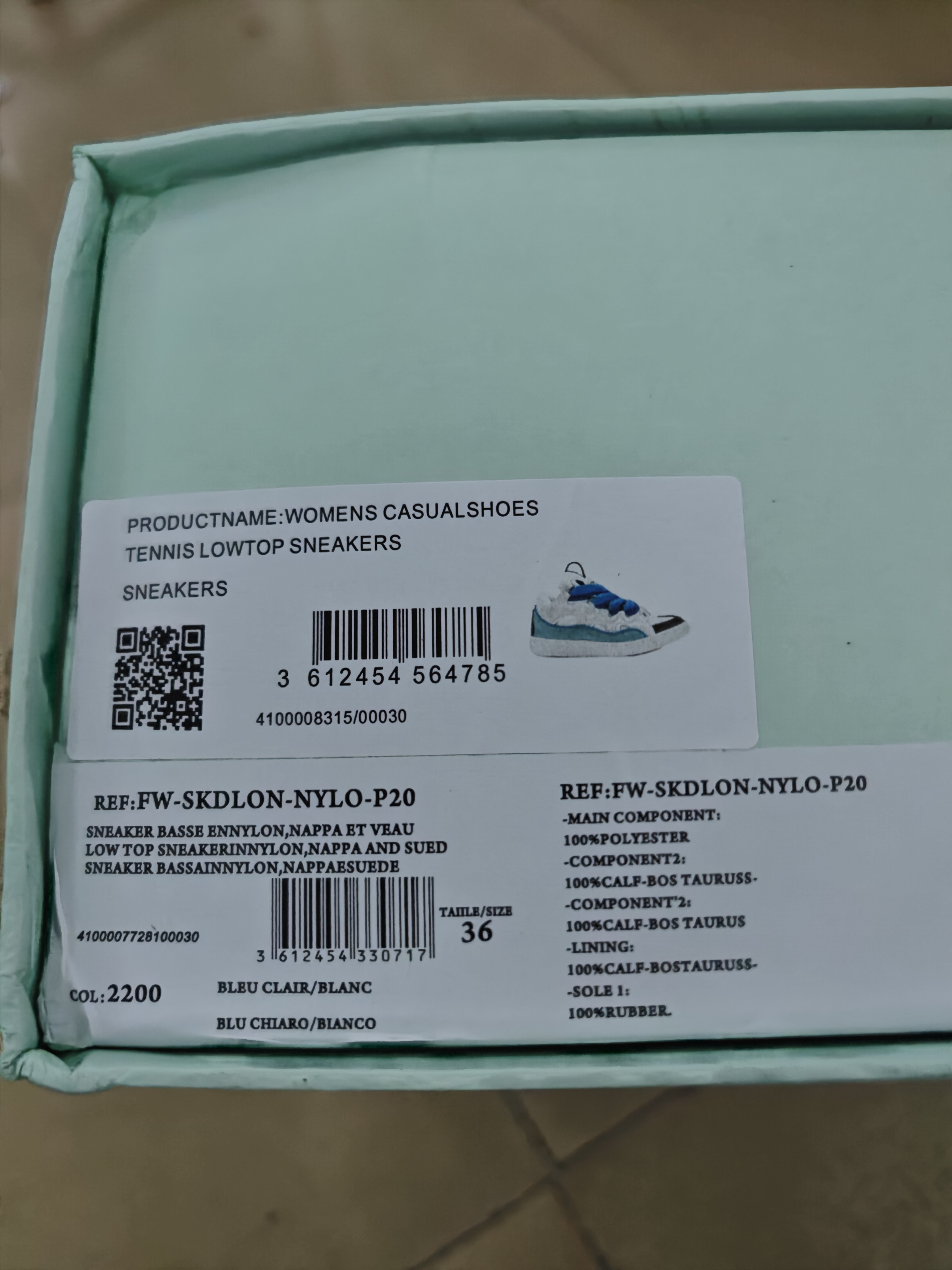 Lanvin Curb Sneakers White Blue FW SKDK02 DRAG H220040 review Stockxkicks 01