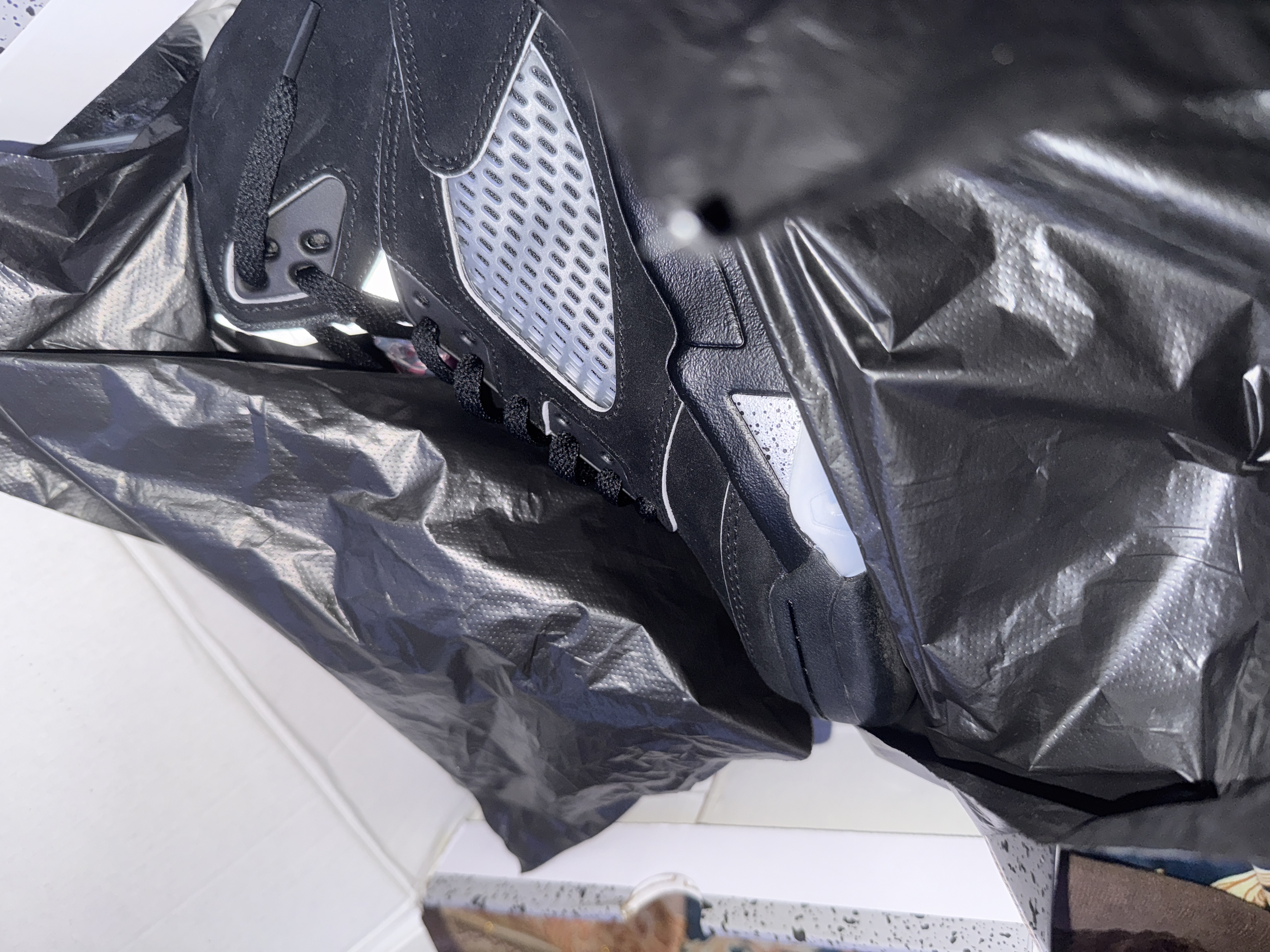 PK God Batch Air Jordan 5 Retro OG Black Metallic Reimagined HF3975-001 review Nabil houqe