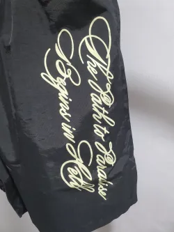 Hellstar Sports Flame Shorts Black review Stockxkicks 04