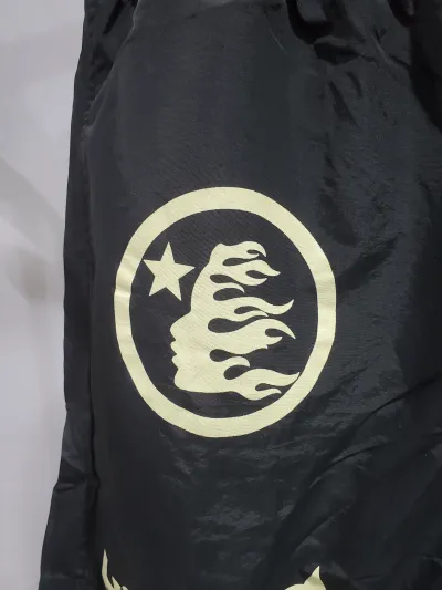 Hellstar Sports Flame Shorts Black review Stockxkicks 02