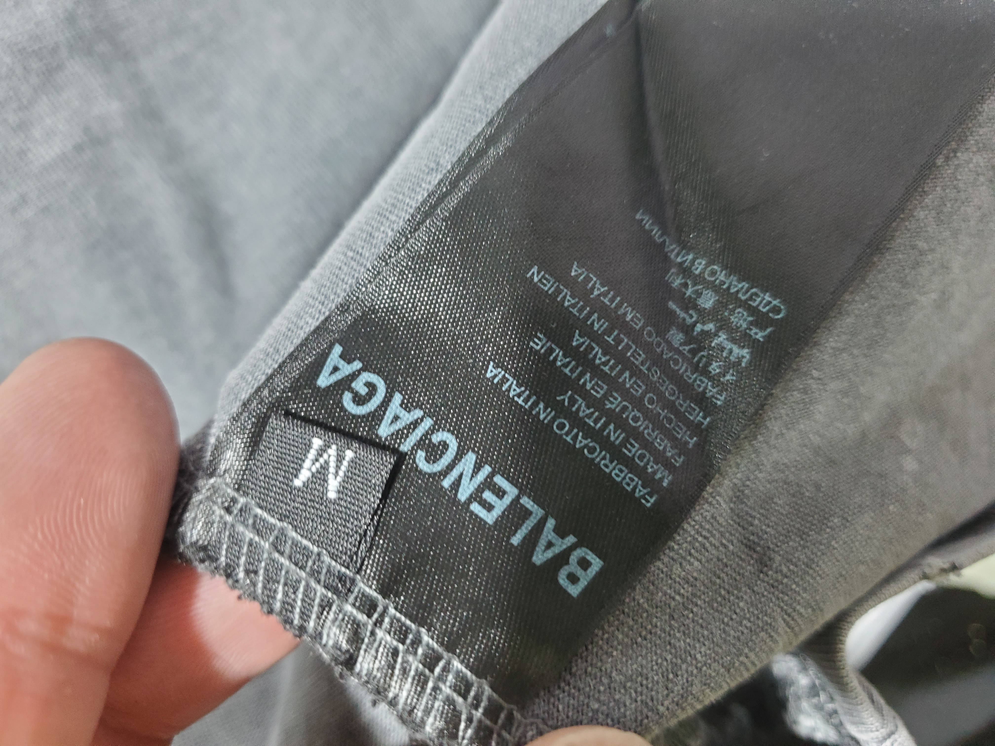 Balenciaga Back T-shirt Medium Fit In Grey review Stockxkicks 00