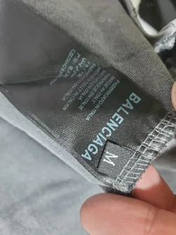 Balenciaga Back T-shirt Medium Fit In Grey review Stockxkicks 01