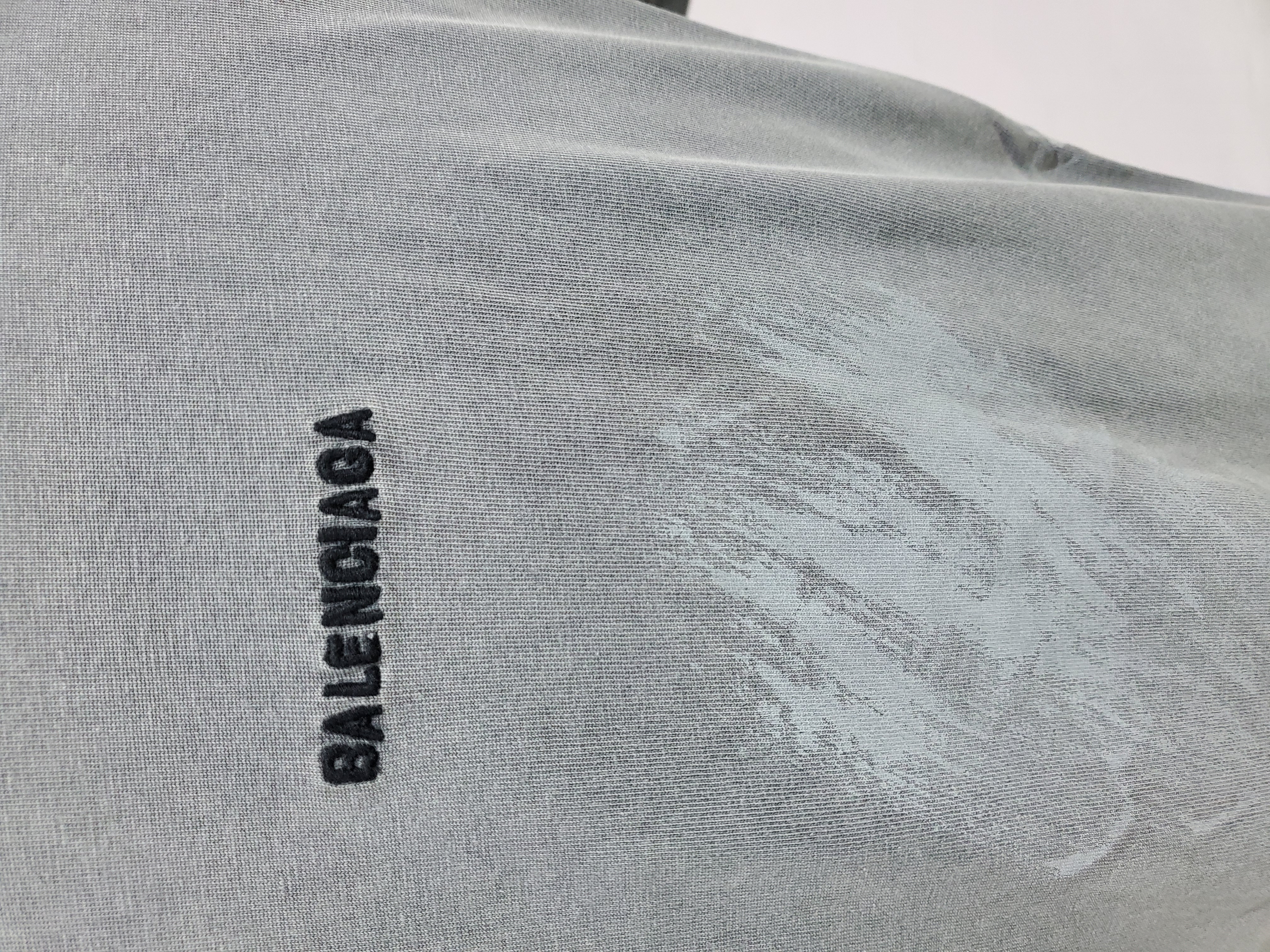 Balenciaga Back T-shirt Medium Fit In Grey review Stockxkicks 02