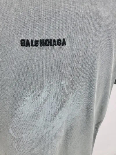 Balenciaga Back T-shirt Medium Fit In Grey review Stockxkicks 02