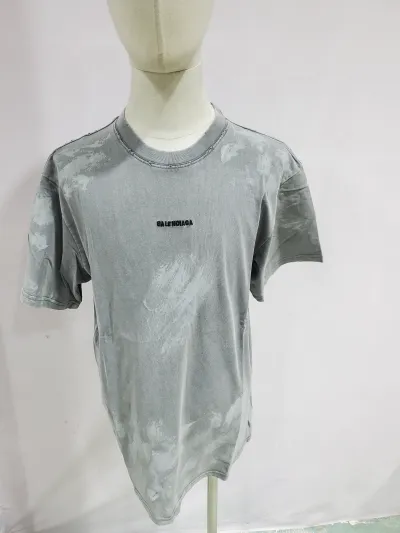 Balenciaga Back T-shirt Medium Fit In Grey review Stockxkicks 01