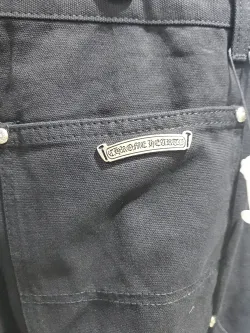 Chrome Hearts Black Leather Cross Patch Carpenter Jean CK 2702023017 review Stockxkicks 08