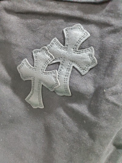 Chrome Hearts Black Leather Cross Patch Carpenter Jean CK 2702023017 review Stockxkicks 09