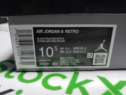 PK God Batch Jordan 8 Retro Playoffs 305381-062 review Stockxkicks 01