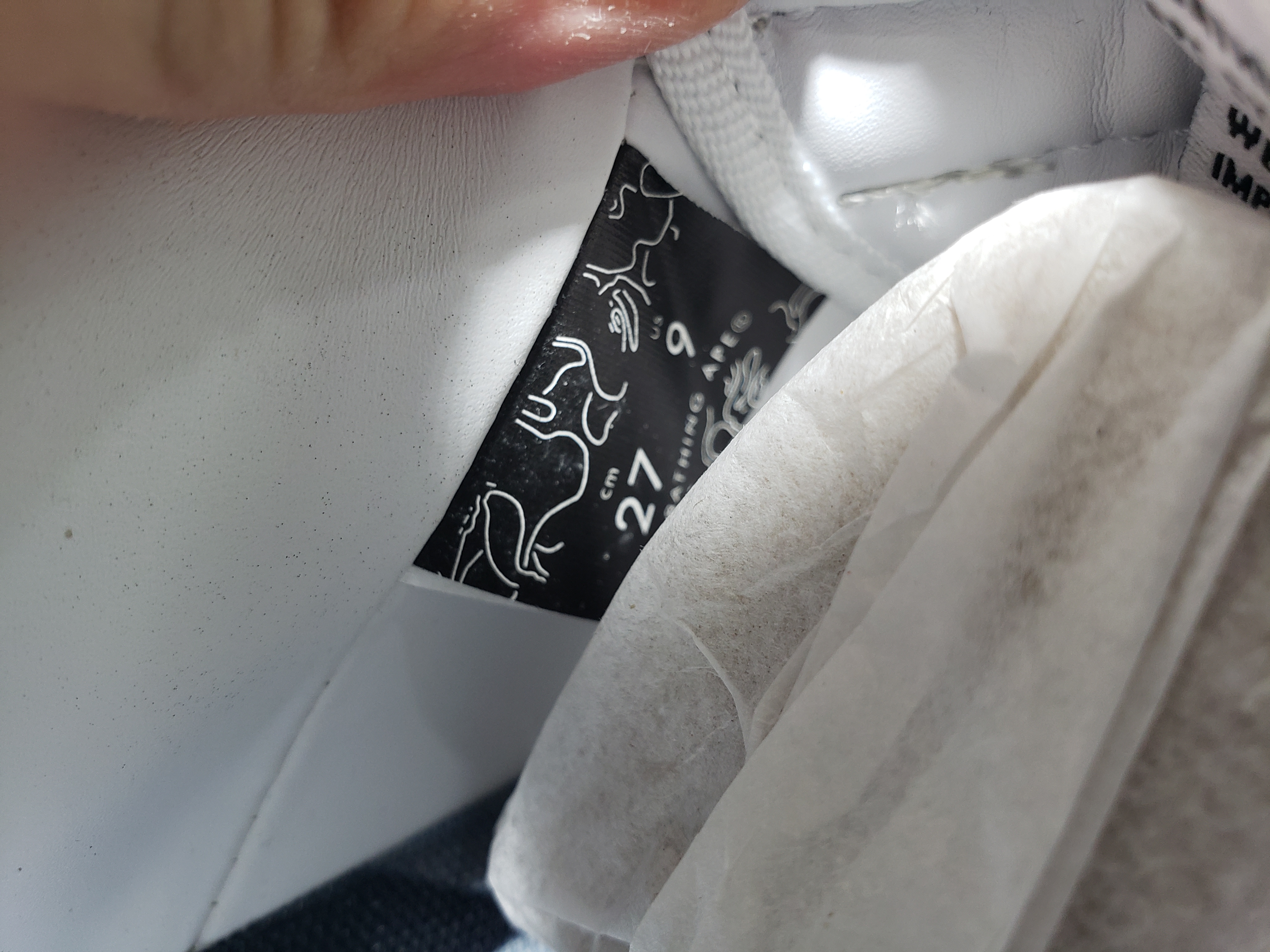 A Bathing Ape Bape Sta Low White Grey Mirror Surface review Stockxkicks 03