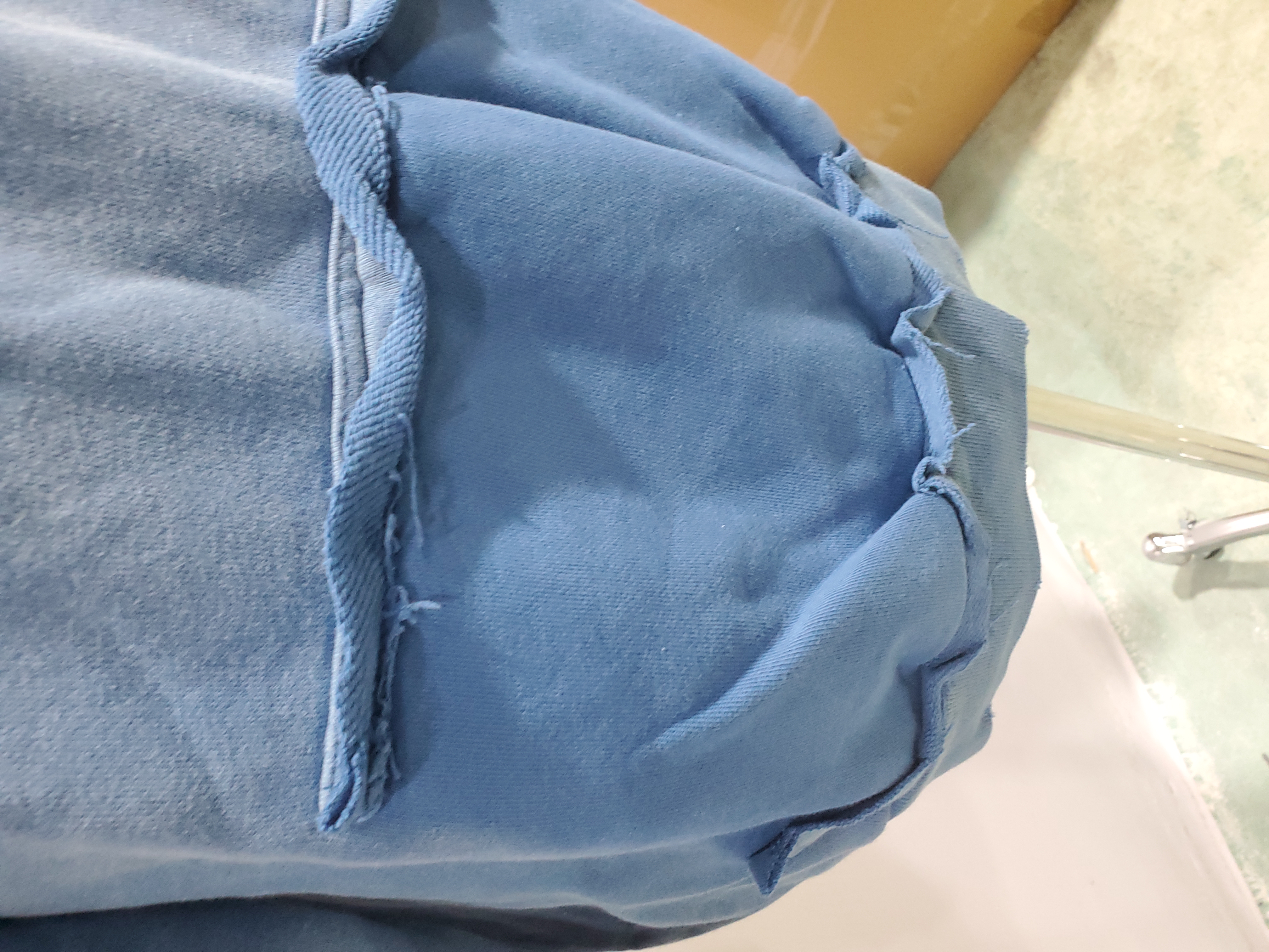 Balenciaga Tape Type Ripped Pocket Hoodie Oversized Black/Blue/Black Blue YZ 0400018953488 review Stockxkicks 03