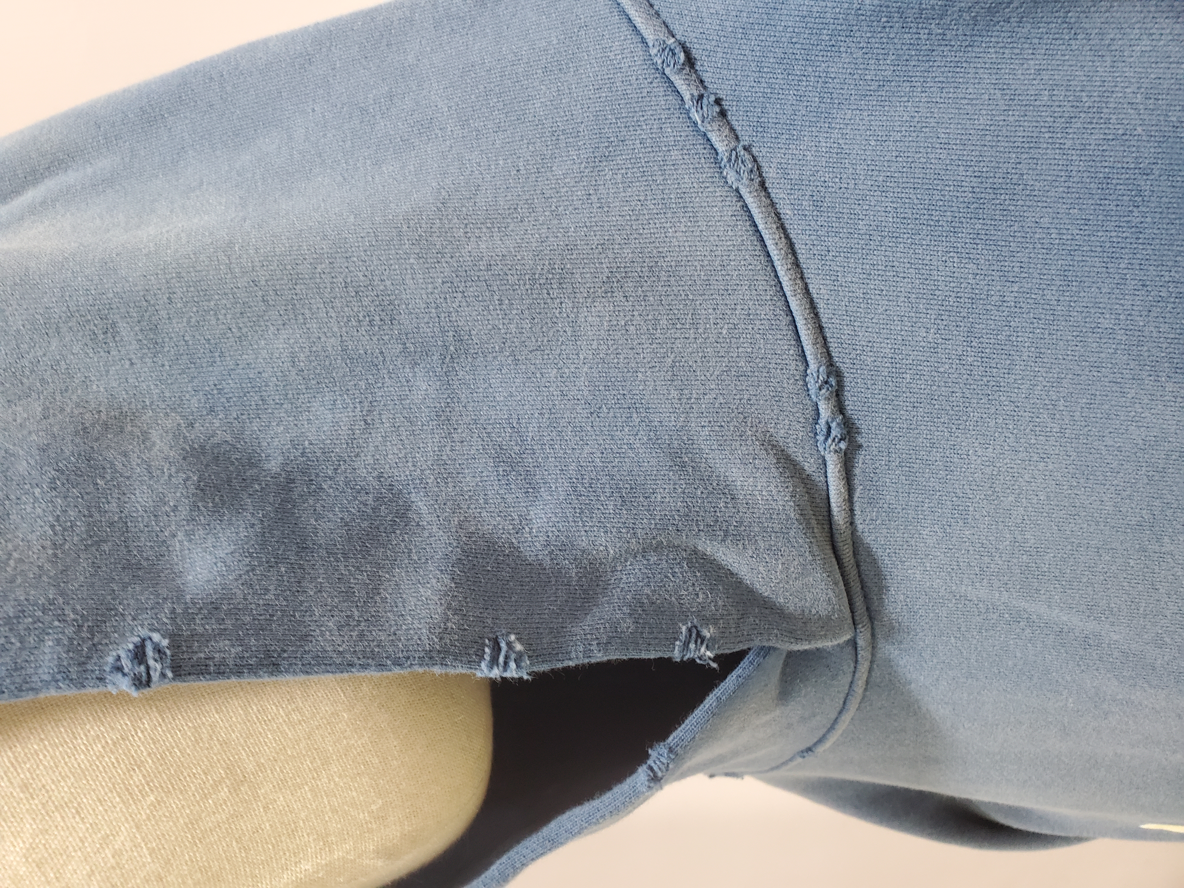 Balenciaga Tape Type Ripped Pocket Hoodie Oversized Black/Blue/Black Blue YZ 0400018953488 review Stockxkicks 04