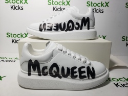 Alexander McQueen Oversized Graffiti White Black review Stockxkicks 06